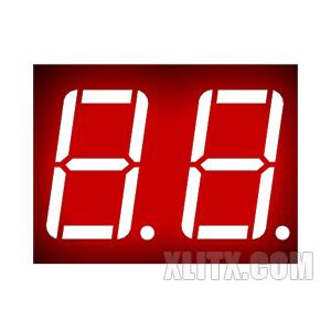 5621AH - 0.56-inch Red 2-Digit CC LED 7-Segment Display