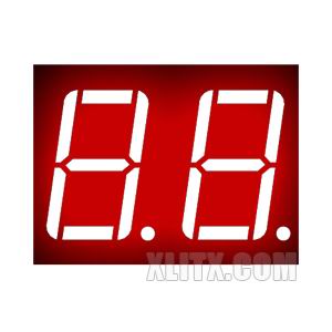 5621BH - 0.56-inch Red 2-Digit CA LED 7-Segment Display