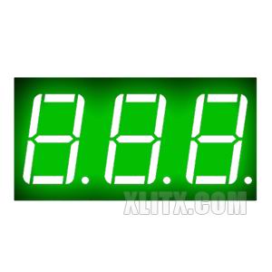 5631AGG - 0.56-inch Green 3-Digit CC LED 7-Segment Display