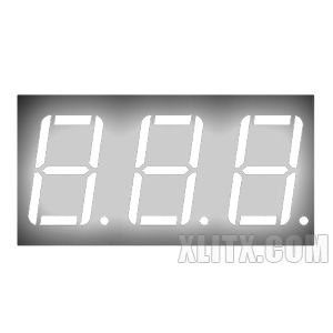 5631AW - 0.56-inch White 3-Digit CC LED 7-Segment Display