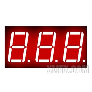 5631BS - 0.56-inch Red 3-Digit CA LED 7-Segment Display