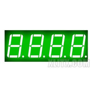 5641AGG - 0.56-inch Green 4-Digit CC LED 7-Segment Display