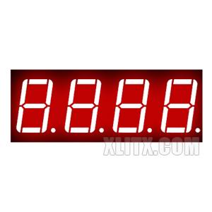 5641AH - 0.56-inch Red 4-Digit CC LED 7-Segment Display