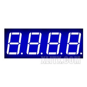 5641BB - 0.56-inch Blue 4-Digit CA LED 7-Segment Display