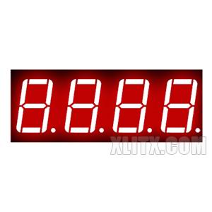 5641BS - 0.56-inch Red 4-Digit CA LED 7-Segment Display