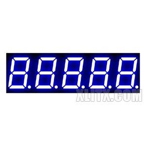 5651AB - 0.56-inch Blue 5-Digit CC LED 7-Segment Display