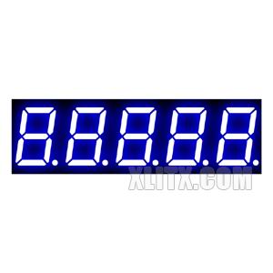 5651BB - 0.56-inch Blue 5-Digit CA LED 7-Segment Display