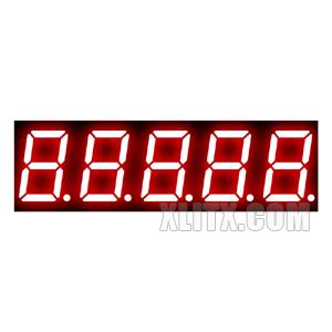 5651BS - 0.56-inch Red 5-Digit CA LED 7-Segment Display