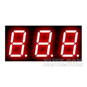 8031BS - 0.80-inch Red 3-Digit CA LED 7-Segment Display