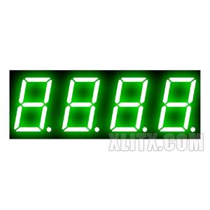 8041AGG - 0.80-inch Green 4-Digit CC LED 7-Segment Display