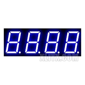 8041BB - 0.80-inch Blue 4-Digit CA LED 7-Segment Display