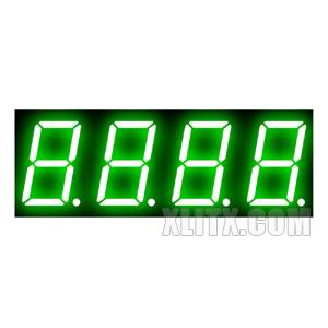 8041BGG - 0.80-inch Green 4-Digit CA LED 7-Segment Display