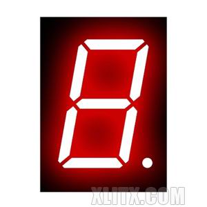 8101AS - 0.80-inch Red 1-Digit CC LED 7-Segment Display