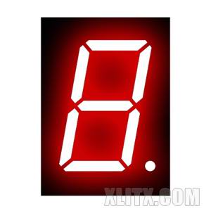 8106AS - 0.80-inch Red 1-Digit CC LED 7-Segment Display
