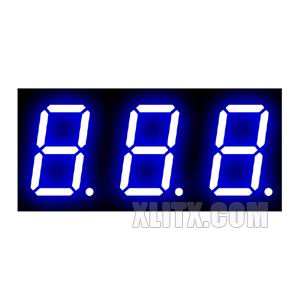 8301BB - 0.80-inch Blue 3-Digit CA LED 7-Segment Display