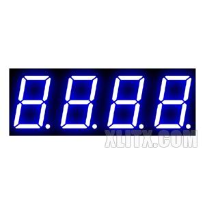 8401BB - 0.80-inch Blue 4-Digit CA LED 7-Segment Display