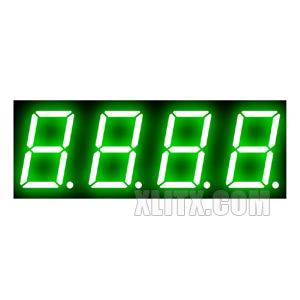 8401BGG - 0.80-inch Green 4-Digit CA LED 7-Segment Display