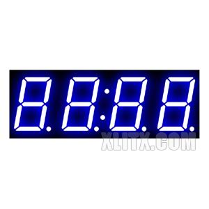 8402AB - 0.80-inch Blue 4-Digit CC LED 7-Segment Display