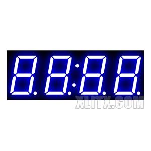 8402BB - 0.80-inch Blue 4-Digit CA LED 7-Segment Display