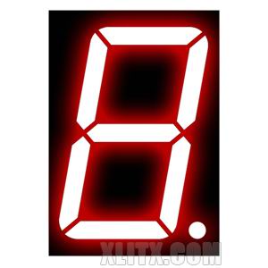 CL15011AS - 1.50-inch Red 1-Digit CC LED 7-Segment Display