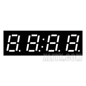 CL2841AG - 0.28-inch Yellow-Green 4-Digit CC LED 7-Segment Display