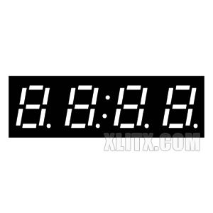 CL2841AGG - 0.28-inch Green 4-Digit CC LED 7-Segment Display