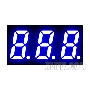 CL3231BB - 0.32-inch Blue 3-Digit CA LED 7-Segment Display