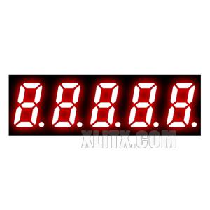 CL3251AH - 0.32-inch Red 5-Digit CC LED 7-Segment Display