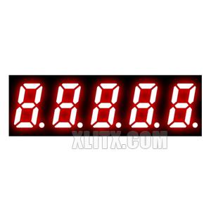 CL3251BH - 0.32-inch Red 5-Digit CA LED 7-Segment Display