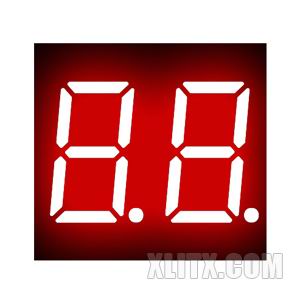 CL3621AH - 0.36-inch Red 2-Digit CC LED 7-Segment Display
