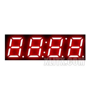 CL3942AH - 0.39-inch Red 4-Digit CC LED 7-Segment Display