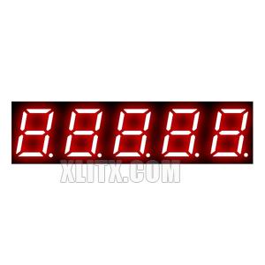 CL3951BH - 0.39-inch Red 5-Digit CA LED 7-Segment Display