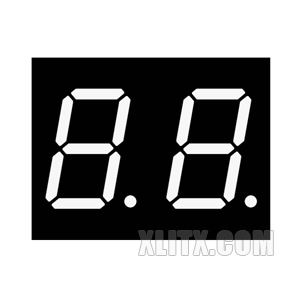 CL5022AW - 0.50-inch White 2-Digit CC LED 7-Segment Display
